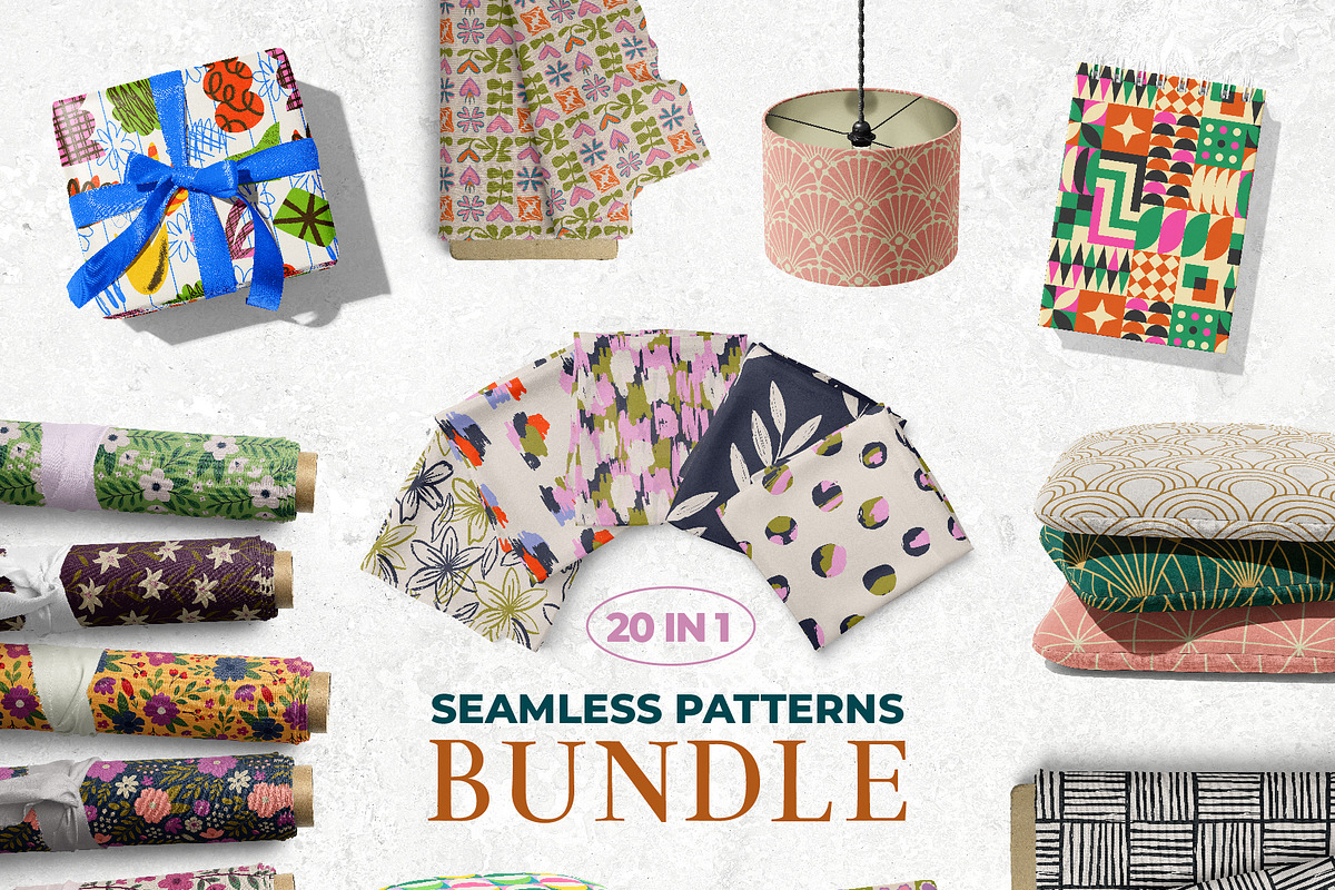 20 in 1 - Seamless Patterns Bundle, a Pattern Graphic by AnnArt (Photo 3 of 24)
