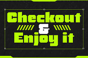 Bodygo – Boxy Display Font, a Sans Serif Font by Almarkhatype (Thumbnail 12 of 12)