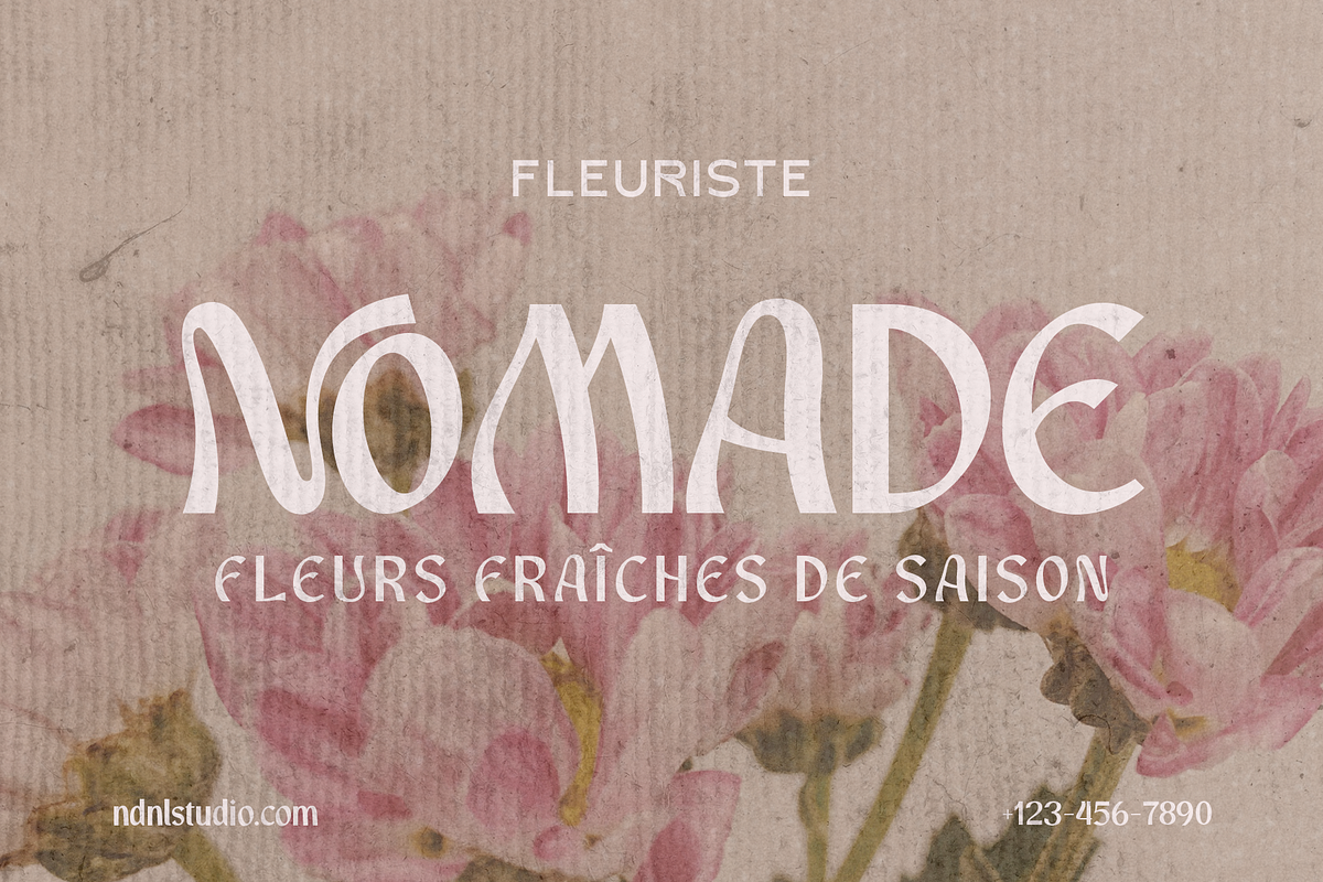 Neroshay – Sans Serif Font, a Sans Serif Font by NDNL Studio (Photo 5 of 9)