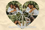 Heart Photo Collage Canva Template, a Social Media Template by GraphiCarola (Thumbnail 12 of 15)