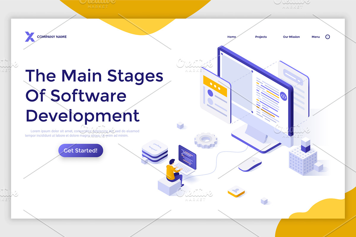 Isometric Solutions Mini. Part 14, a Templates & Theme by Andrew Kras Design (Photo 6 of 15)