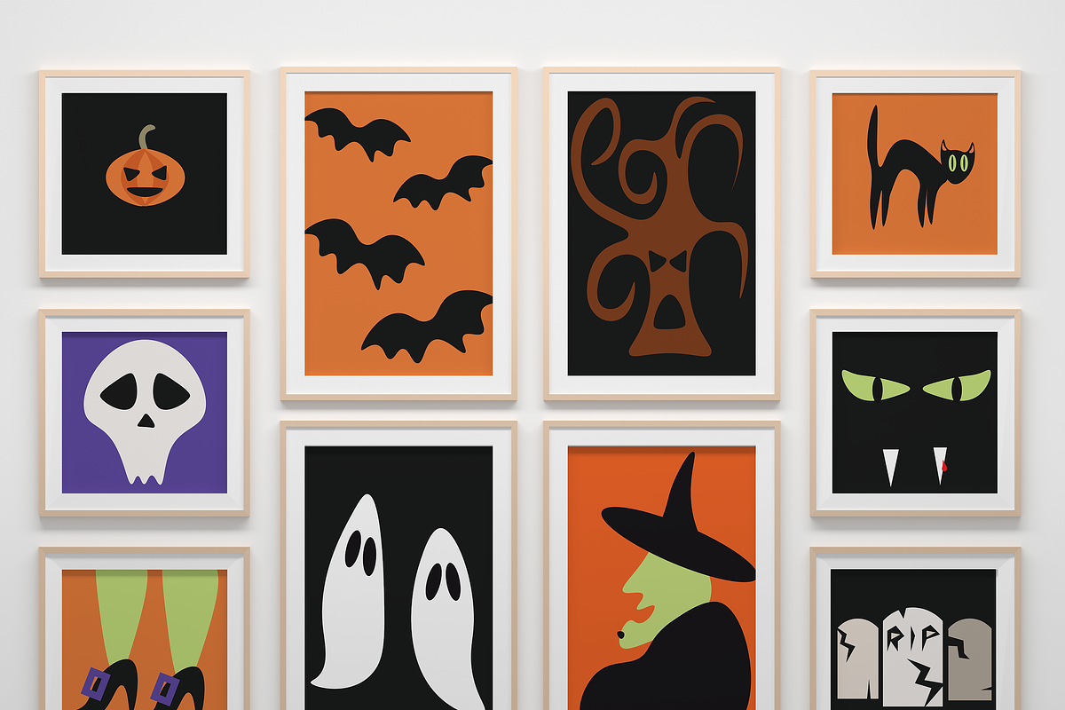 Halloween Digital Illustrations Bundle | Creative Market