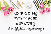 Bonjour Mon Ami, a Script Font by Laura Bolter Design (Thumbnail 2 of 5)