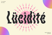 CS Lachen – Psychedelic Font, a Sans Serif Font by Craft Supply Co. (Thumbnail 3 of 7)
