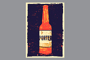Beer Types grunge vector poster set., a Food Illustration by PoPaShop (Thumbnail 3 of 11)