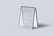 Glass Sign Stand Mockup, a Product Mockup by Graphicsfuel (Thumbnail 5 of 10)