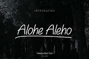 AloheAleho, a Handwritten Font by Ary_ngeblur (Thumbnail 1 of 4)