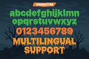 Zombie Hunger Halloween Zombie Font, a Blackletter Font by Ronny Studio (Thumbnail 9 of 9)