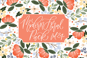 Modern Floral Pack Vol. 24