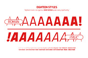 Bener Meriah - Sans Serif Family, a Sans Serif Font by Afkari Studio (Thumbnail 3 of 12)