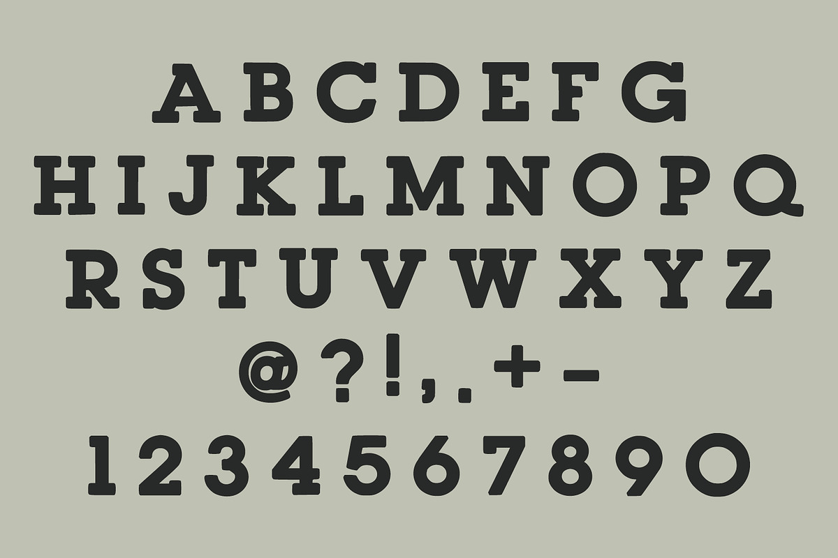 Western College, a Slab Serif Font by Fourteen Letter (Photo 4 of 5)