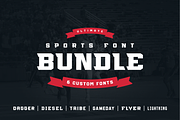 Ultimate Sports Font Bundle, a Slab Serif Font by Studio One Four (Thumbnail 1 of 25)