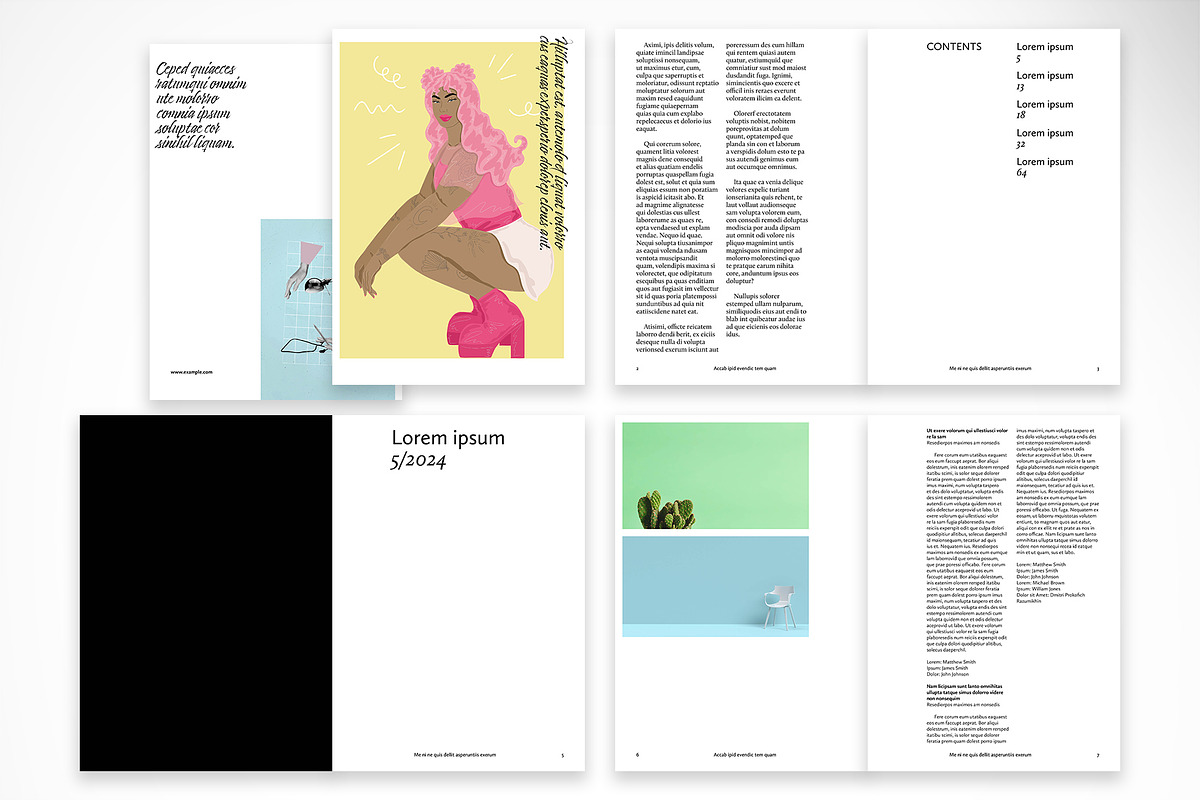 Vivid Expressions Magazine, a Print Template by McLittle Stock (Photo 2 of 5)