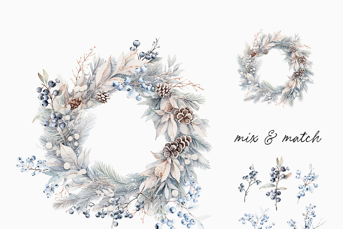 Winter Collection Graphic Set, a Seasonal Illustration by studioequinox (Photo 16 of 17)