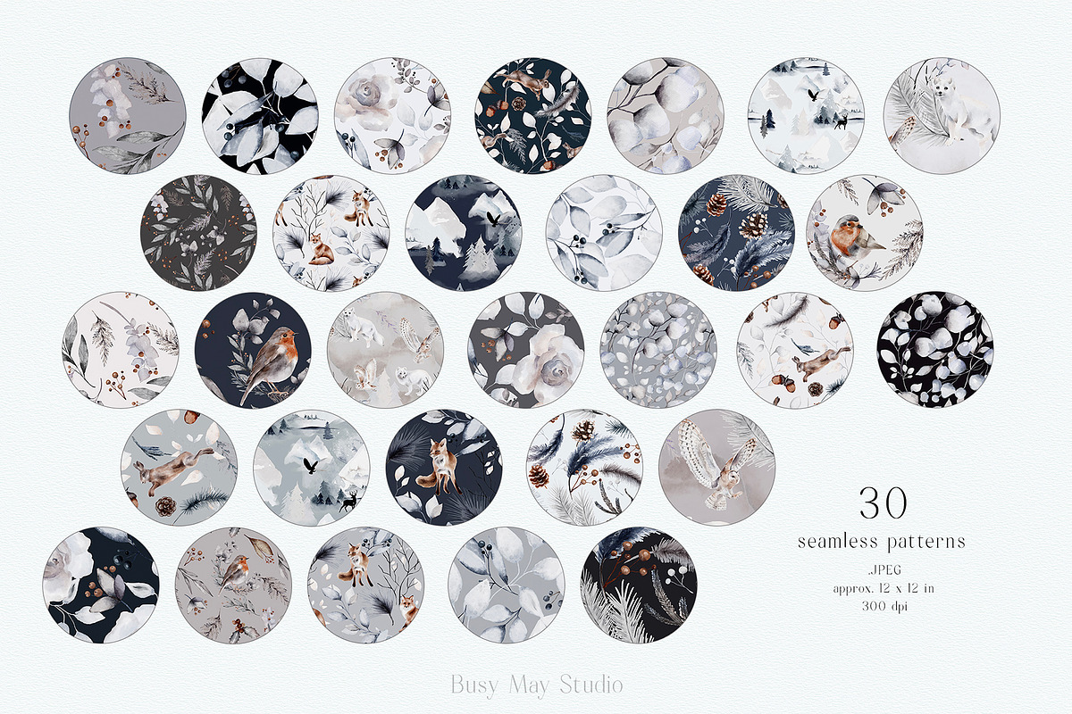 The Ultimate Winter Collection, an Animal Illustration by Busy May Studio (Photo 11 of 14)