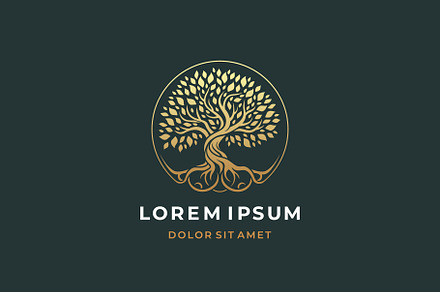 Abstract tree logo., a Branding & Logo Template by lettett