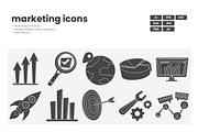 Marketing Icon Pack, a Solid Icon by erifqizeicon (Thumbnail 3 of 3)