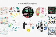 BUNDLE 30 CHRISTIAN PATTERNS, a Pattern Graphic by Ola-la-la (Thumbnail 3 of 12)