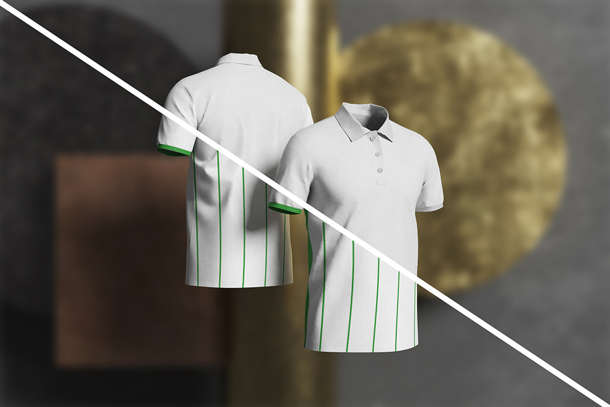 Polo T-Shirt Mockup for Branding, a Shirt Mockup by My Code Std (Photo 3 of 3)