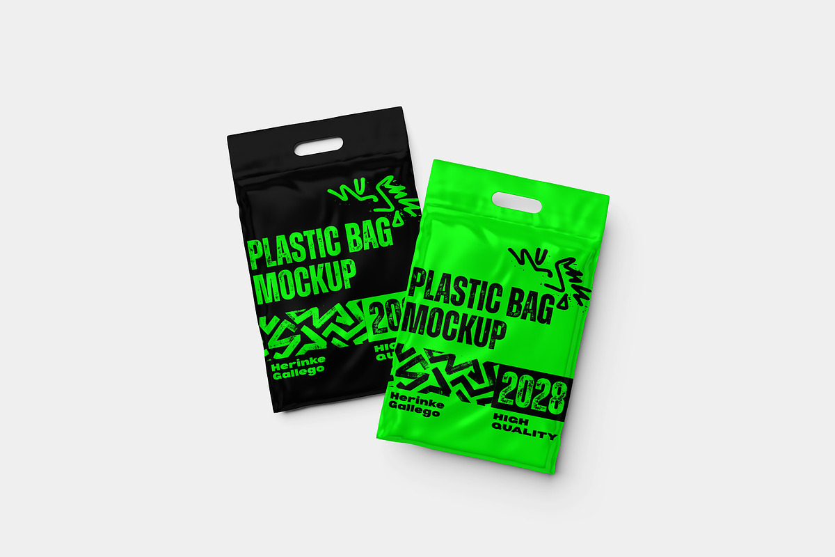 plastic bag mockup, a Merchandise Mockup by AnasStudio (Photo 10 of 10)