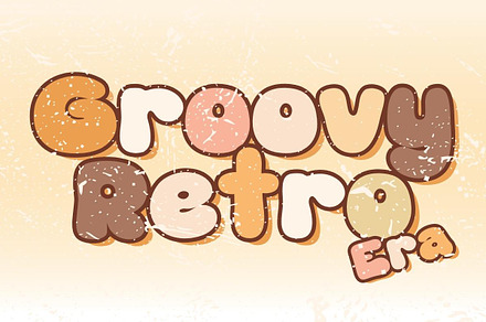 Groovy Retro Era - Handwritting, a Handwritten Font by Charmingbear59.design