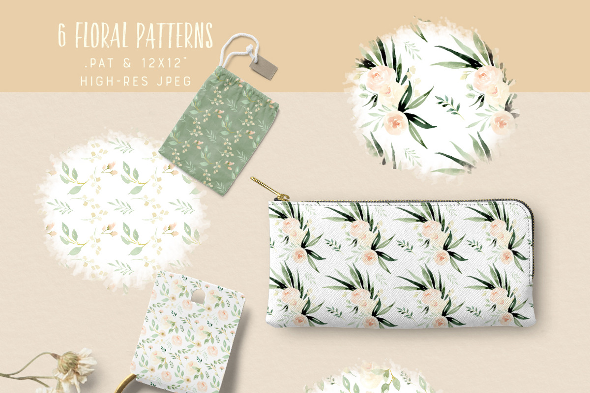 Blush & Ivory Flowers with Greenery, an Illustration by Kim Thoa Designs (Photo 7 of 10)