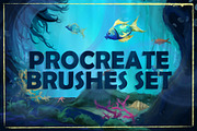 Under The Sea: Procreate Brushes, a Brush Add-On by Leonard Posavec (Thumbnail 7 of 7)