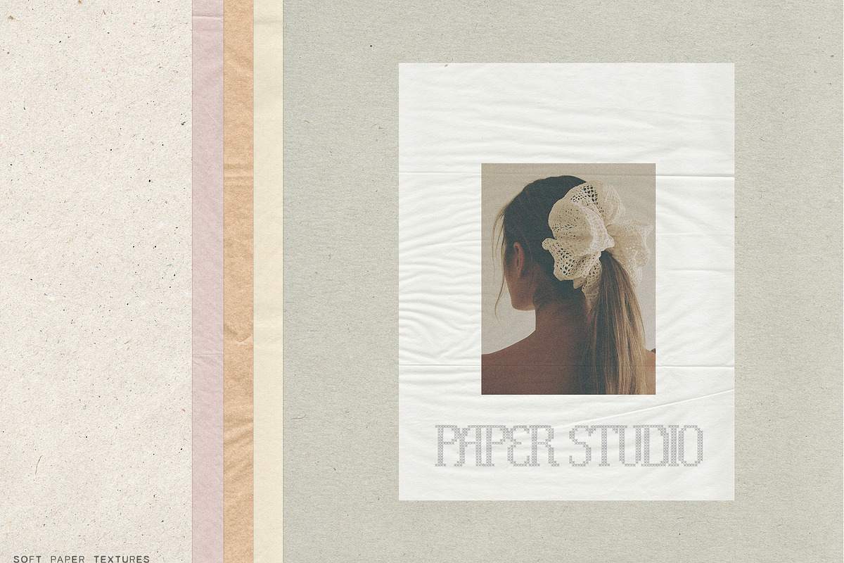 Paper Scans: 50 Soft Backgrounds, a Texture Graphic by lerinartstudio (Photo 3 of 11)