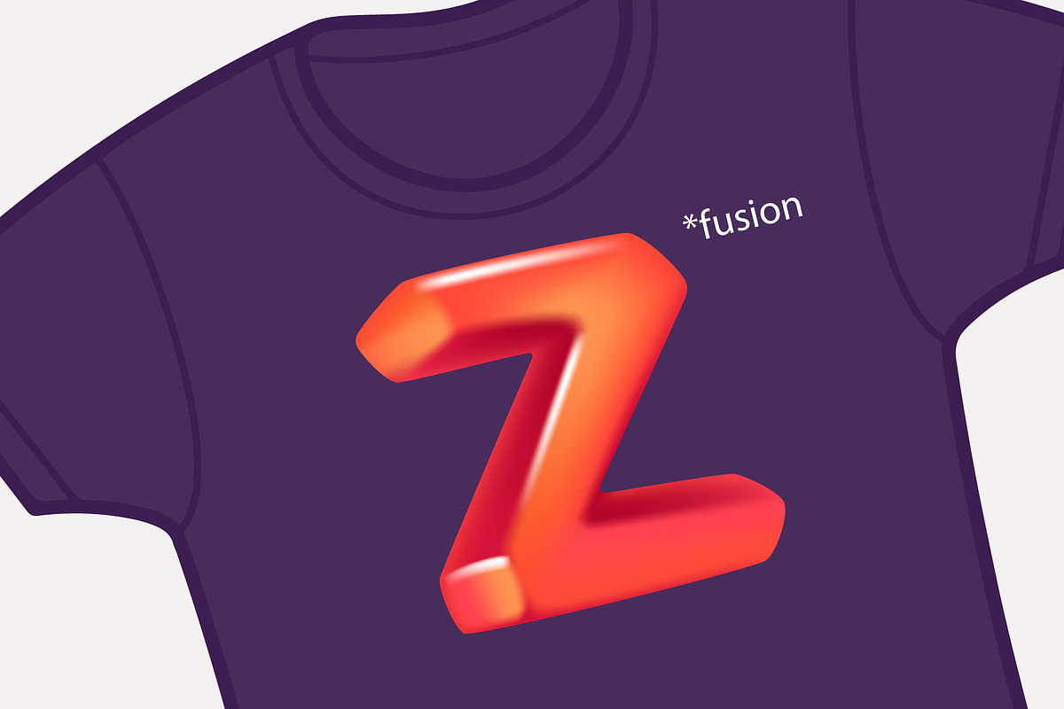 Cartoon cubic style alphabet, a Symbol Font by kaer_shop (Photo 7 of 7)