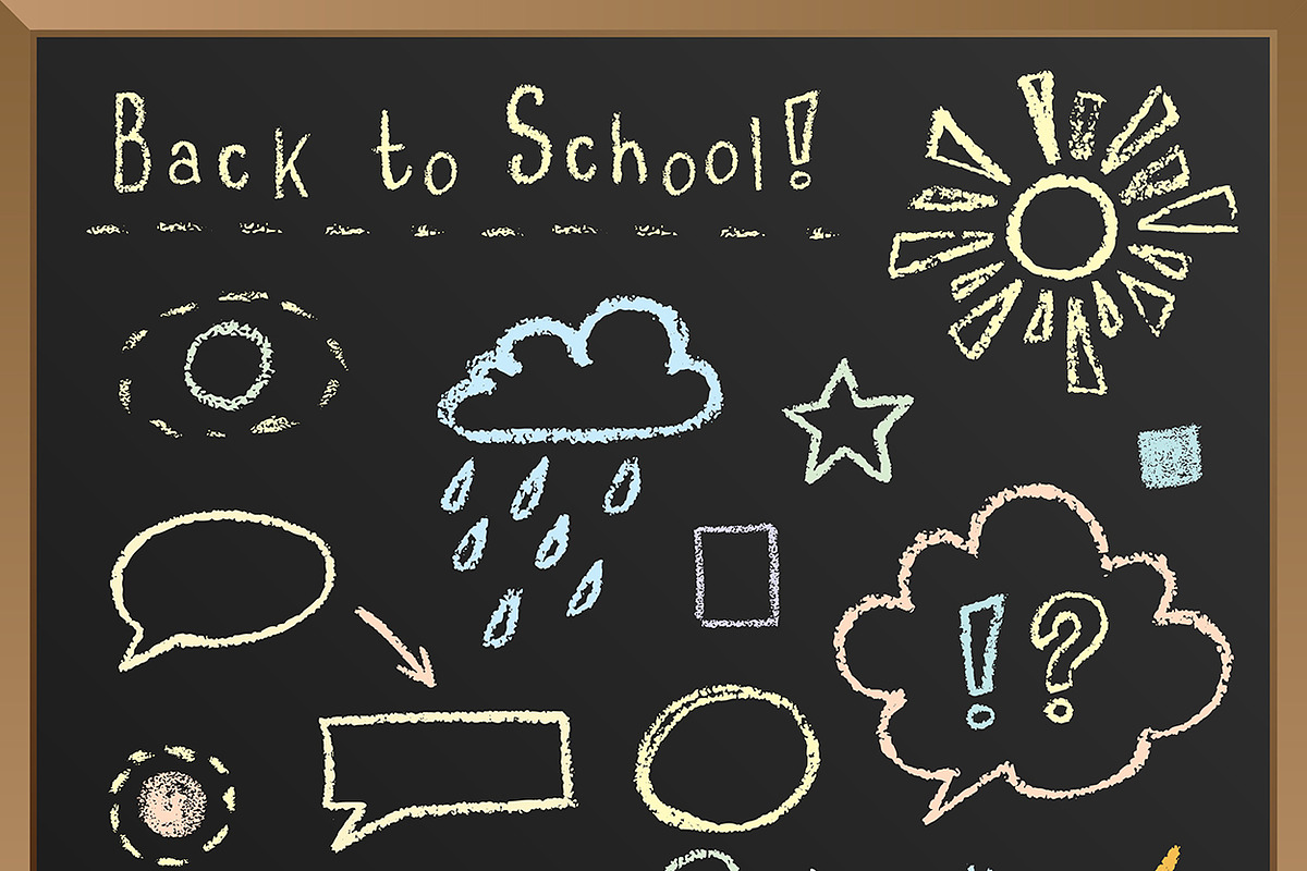 Back to school. Icons. Calligraphy, an Education Illustration by Margo Miller (Photo 18 of 18)