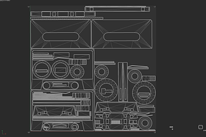 Cassette 3d Model Game Ready