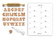 Ez Bake Shop - Cookie Lettering, a Decorative Illustration by kimpanella (Thumbnail 5 of 5)