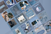 250 Blue Instagram Templates, a Social Media Template by SociallyyCreative (Thumbnail 6 of 10)