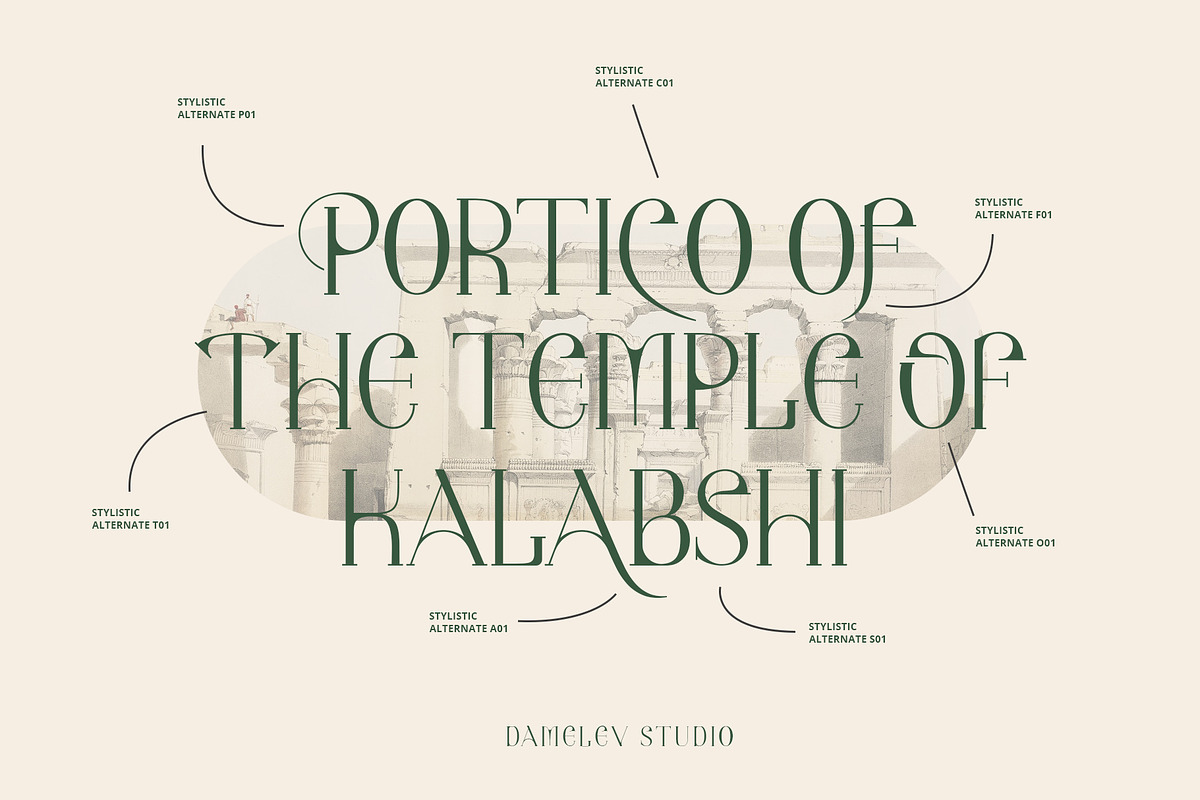 Rokurou Display, a Serif Font by Damelev (Photo 4 of 10)