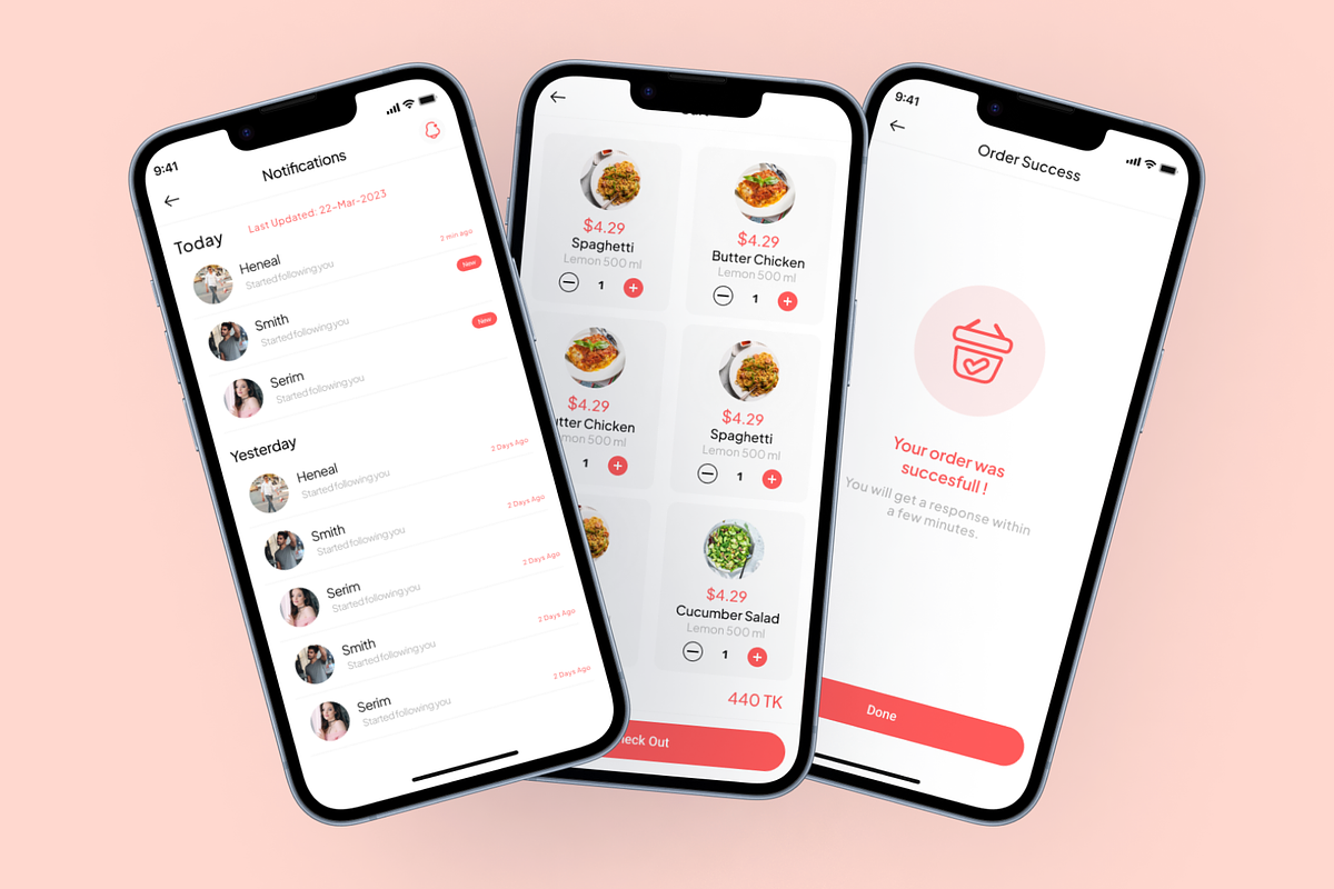Food Delivery - App UI Kit, an UI Kit Template by Digibulbo (Photo 5 of 6)