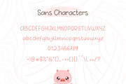 Pig Year 3 Font, a Script Font by khurasan (Thumbnail 8 of 9)