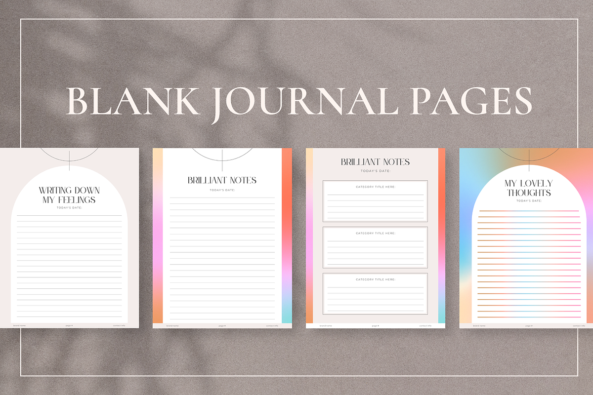 2026 Journal Planner Canva Template, a Magazine Template by Studio Soluna (Photo 11 of 14)