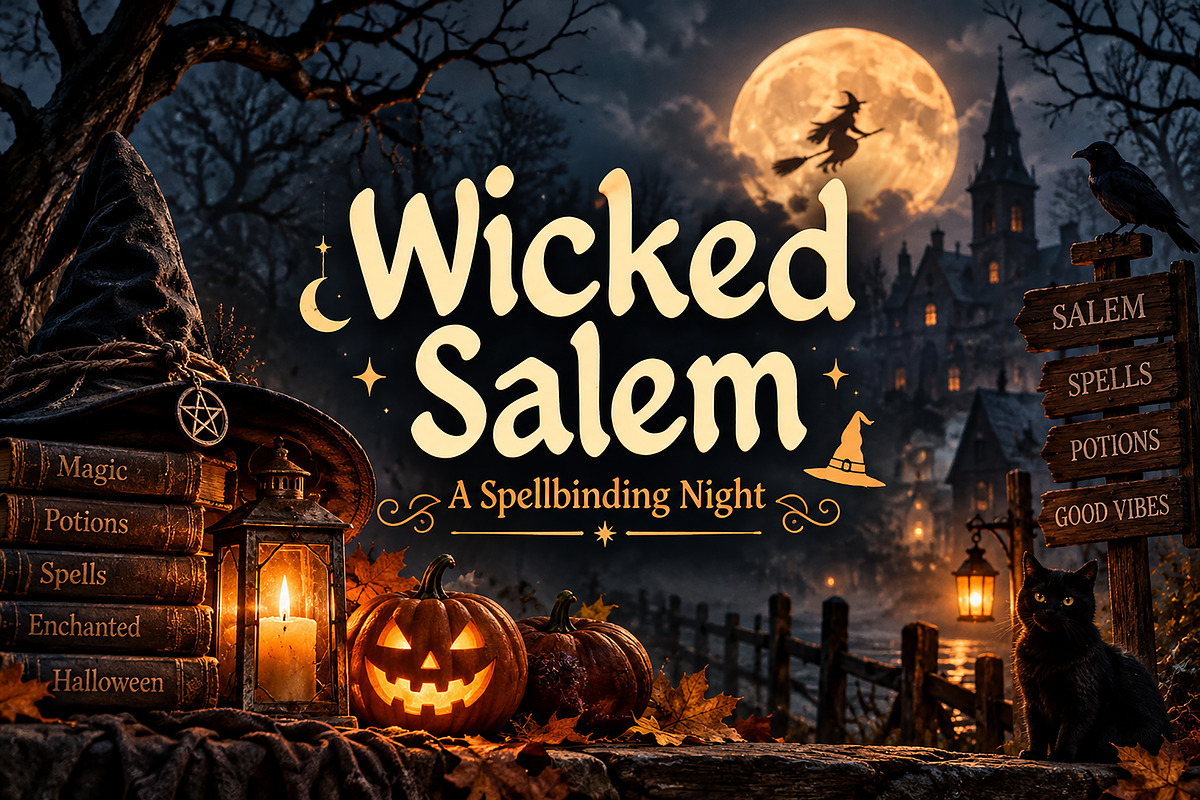 Wicked Salem — Spooky Halloween Font, a Blackletter Font by Wow Magic (Photo 4 of 6)