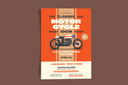 Classic Motorcycle Orange, a Flyer Template by Me55enjah Design (Thumbnail 2 of 4)