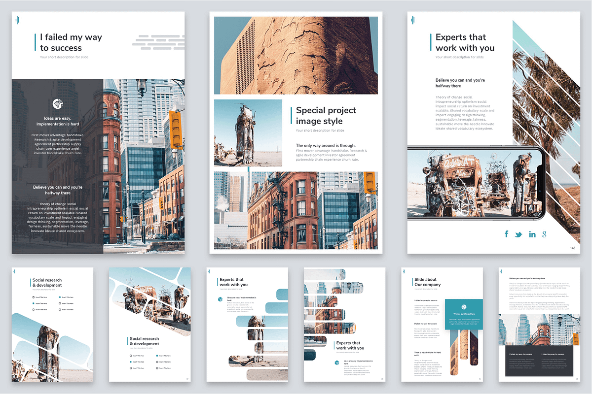Shift Powerpoint Template - US & A4, a Presentation Template by Reshapely (Photo 15 of 25)