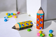 Pencil favor - 3d papercraft, a Print Template by PAPER amaze (Thumbnail 1 of 5)