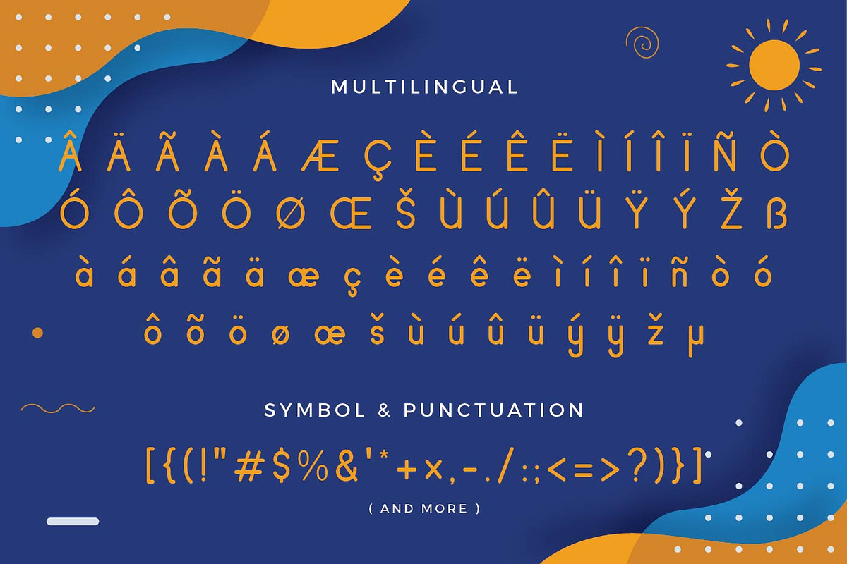 Sundylle - Fun Round Typeface preview 8
