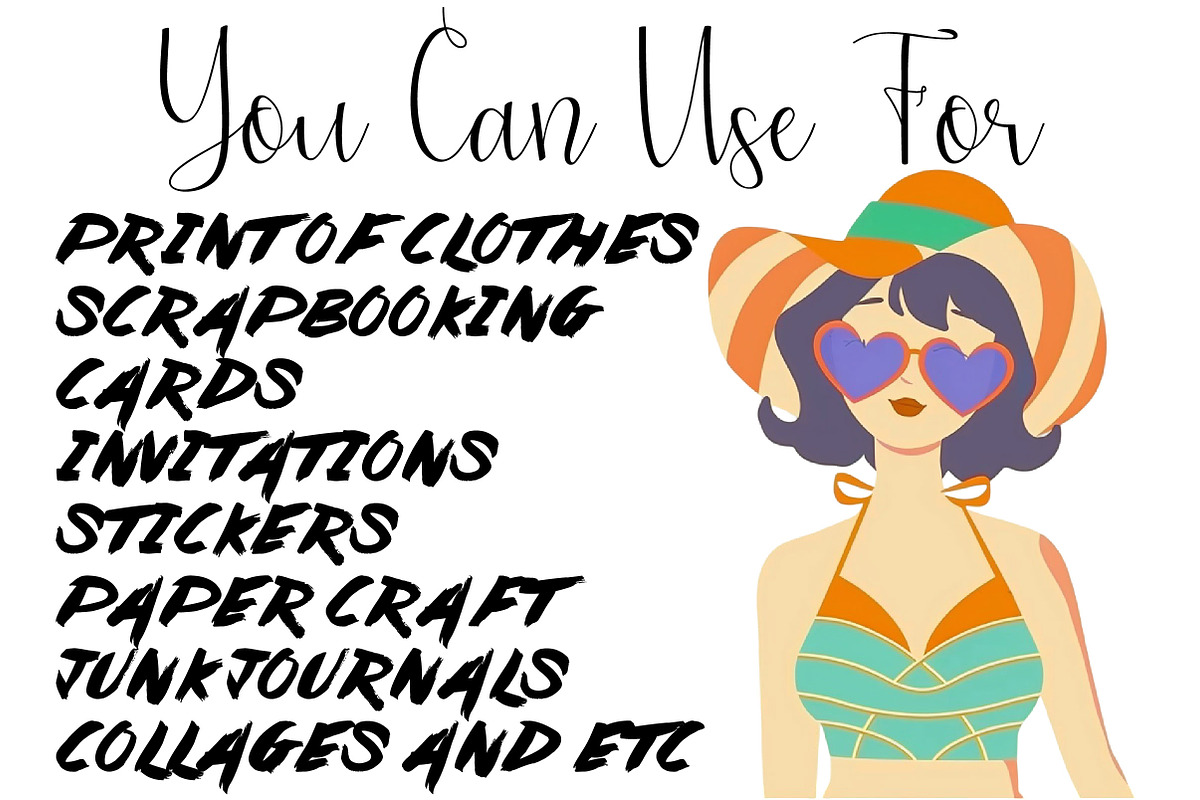Summer Girl Clipart, a Person Illustration by DreamCafeArt (Photo 7 of 7)