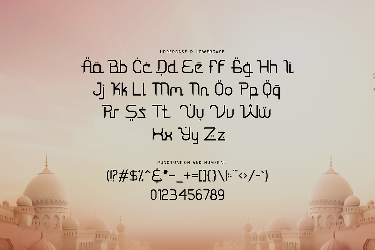 Ghazali - Modern Arabic Style Font, a Handwritten Font by overlaytemplates (Photo 4 of 5)