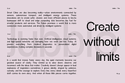 Jubble Thin, a Sans Serif Font by Zafiratype (Thumbnail 8 of 8)