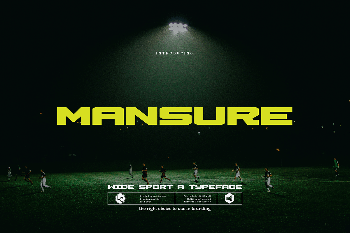 Mansure, a Sans Serif Font by Linecreative (Photo 1 of 5)
