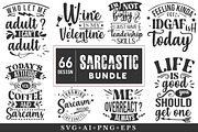 Sarcastic Svg Bundle , Sarcasm Svg, a Seasonal Illustration by Libby Wishes (Thumbnail 1 of 3)