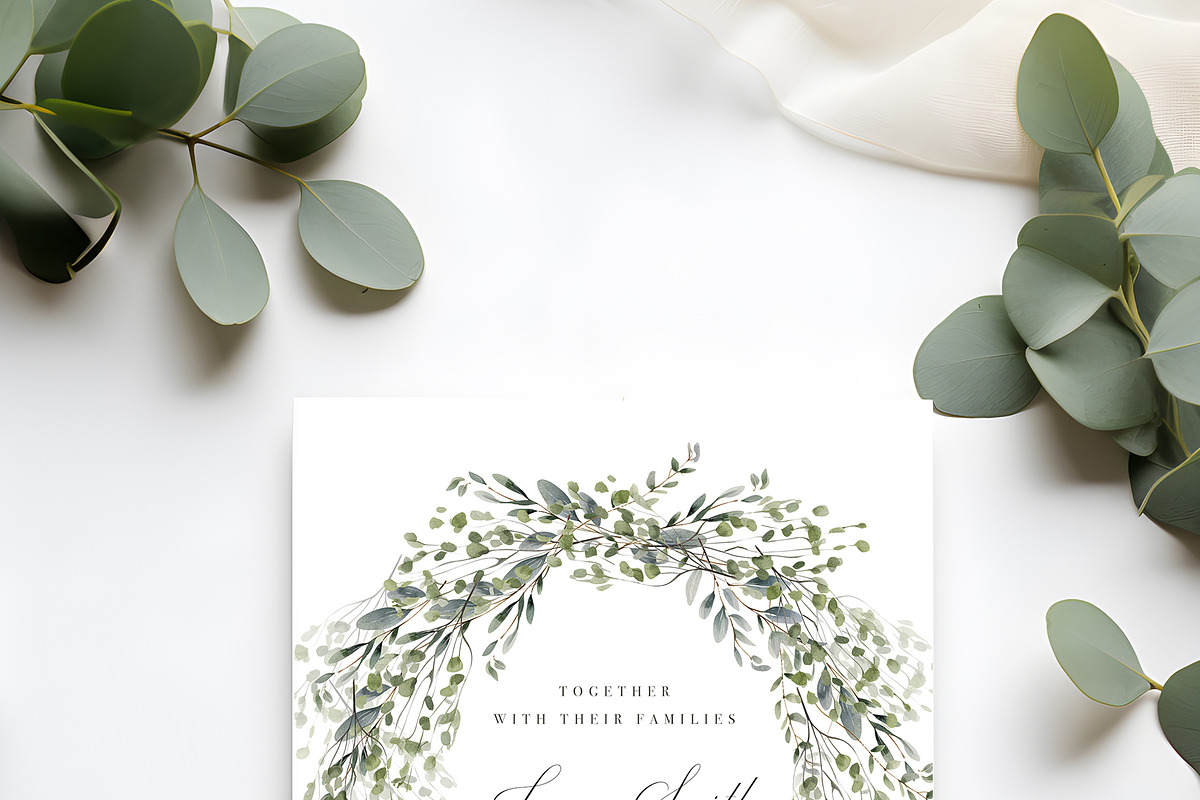 Watercolor wedding white peonies, a Decorative Illustration by MariGraphic boutique (Photo 6 of 10)
