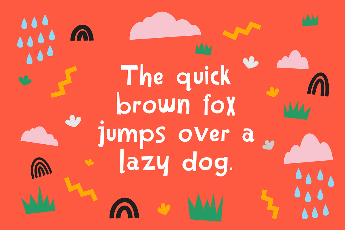 Cacophony - Fun Typeface, a Font by takoliko (Photo 3 of 17)