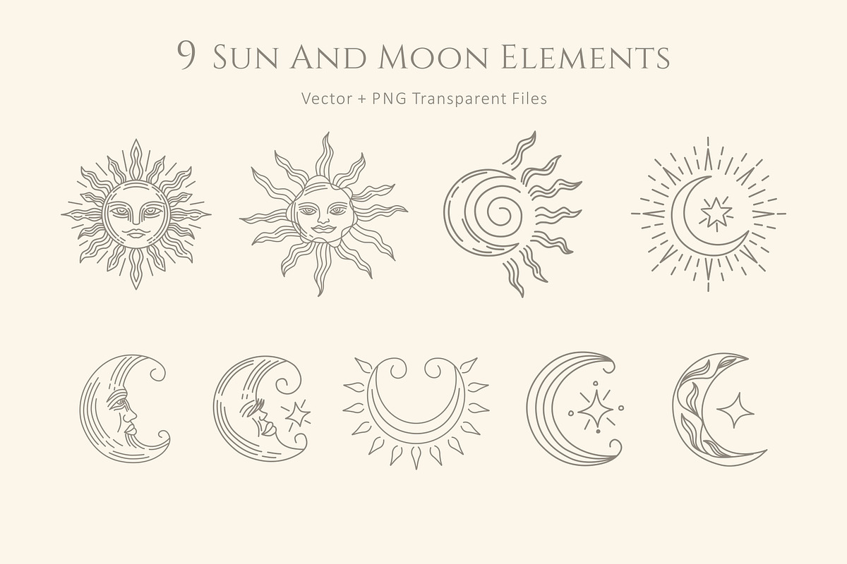 Magic Celestial Logo Collection, a Templates & Theme by Metrolinevision (Photo 2 of 9)